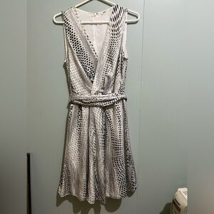 L’Agence Black and White Animal Print Dress -Size 4
